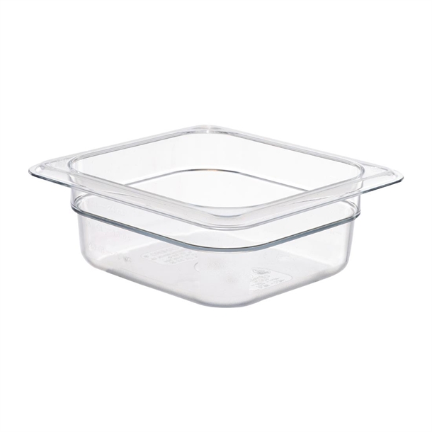 Cambro Polycarbonate Gastronorm - 1/6 65mm - Clear Cambro Polycarbonate Gastronorm - 1/6 65mm - Clear
