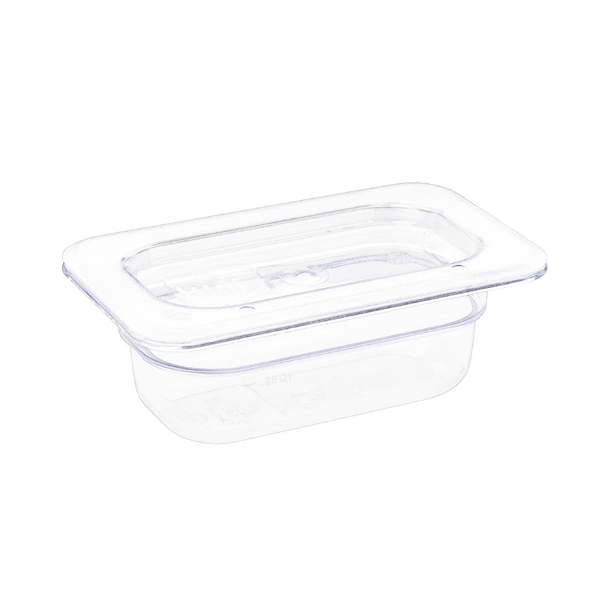 Vogue Clear Polycarbonate - GN 1/9 65mm