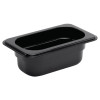 Vogue Black Polycarbonate - GN 1/9 65mm