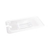 Vogue Clear Polycarbonate 1/4 Gastronorm Lid Notched Vogue Clear Polycarbonate 1/4 Gastronorm Lid Notched
