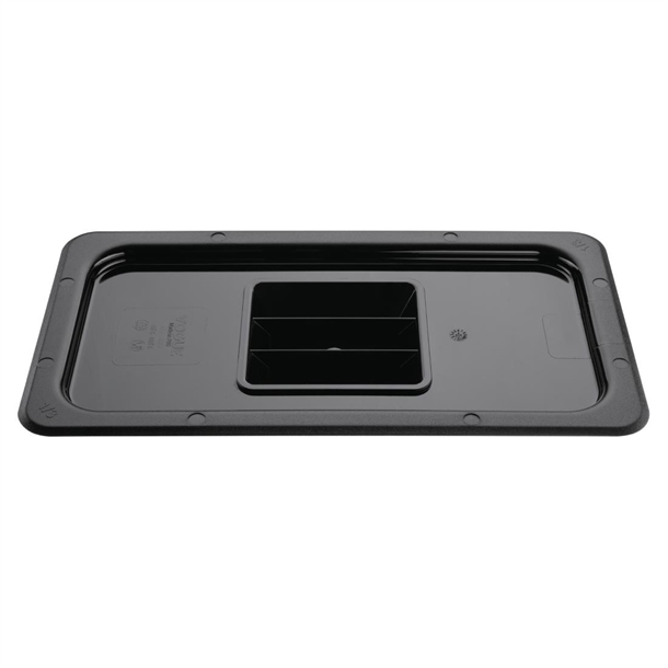 Vogue Black Polycarbonate 1/3 Gastronorm Lid Vogue Black Polycarbonate 1/3 Gastronorm Lid