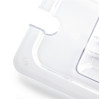 Vogue Clear Polycarbonate 1/4 Gastronorm Lid Notched Vogue Clear Polycarbonate 1/4 Gastronorm Lid Notched