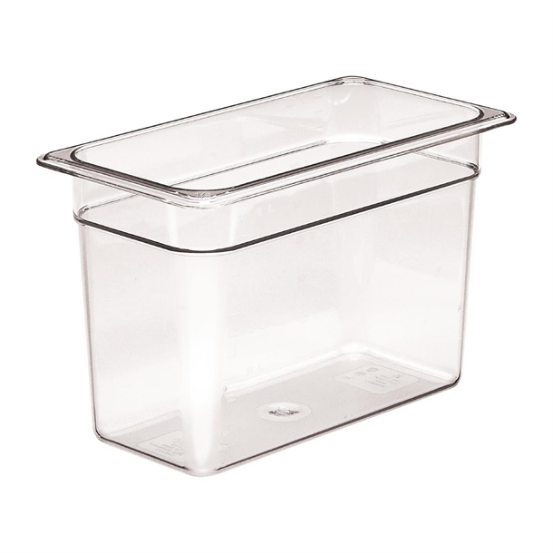 Cambro Polycarbonate Gastronorm - 1/3 200mm - Clear