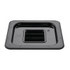 Vogue Black Polycarbonate 1/6 Gastronorm Container Lid Vogue Black Polycarbonate 1/6 Gastronorm Container Lid