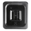 Vogue Black Polycarbonate 1/6 Gastronorm Container Lid Vogue Black Polycarbonate 1/6 Gastronorm Container Lid