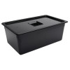 Vogue Black Polycarbonate - GN 1/1 200mm