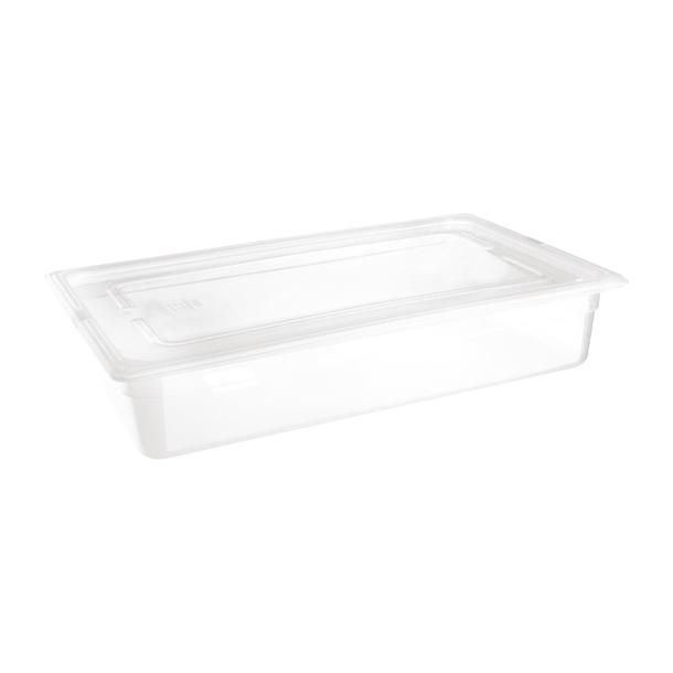 Nisbets Essentials Polypropylene 1/1 Gastronorm Pan 100mm
