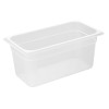 Nisbets Essentials Polypropylene 1/3 GN Container 150mm - 5.3Ltr