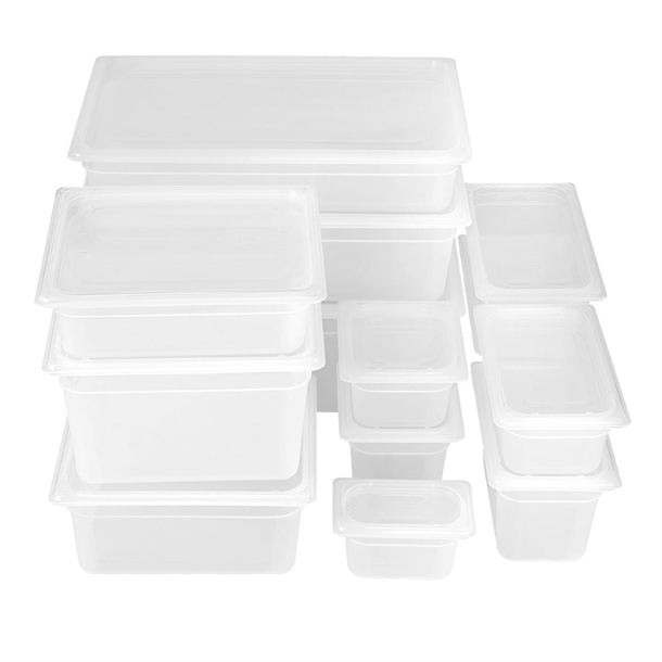 Nisbets Essentials Polypropylene 1/3 GN Lid Nisbets Essentials Polypropylene 1/3 GN Lid