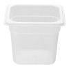 Nisbets Essentials Polypropylene 1/6 GN Container 150mm - 2.2Ltr