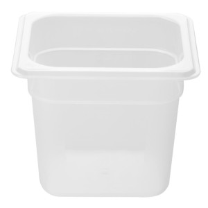 Nisbets Essentials Polypropylene 1/6 GN Container 150mm - 2.2Ltr