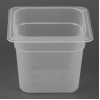 Nisbets Essentials Polypropylene 1/6 GN Container 150mm - 2.2Ltr