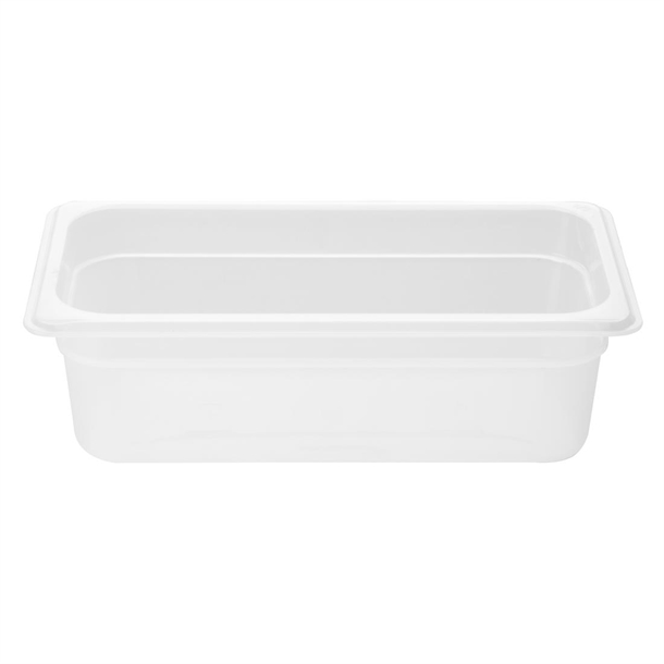 Nisbets Essentials Polypropylene 1/3 GN Container 100mm - 3.6Ltr Nisbets Essentials Polypropylene 1/3 GN Container 100mm - 3.6Ltr