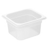 Nisbets Essentials Polypropylene 1/6 GN Container 100mm - 1.5Ltr