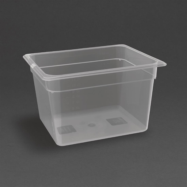 Nisbets Essentials Polypropylene 1/2 Gastronorm Pan 200mm