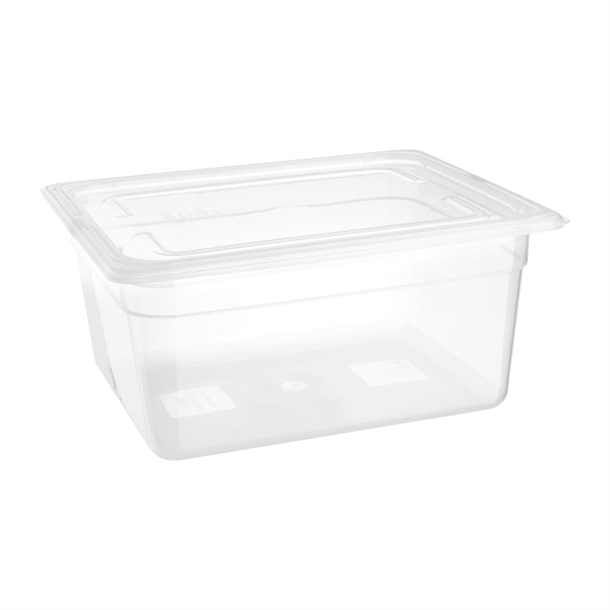 Nisbets Essentials Polypropylene 1/2 Gastronorm Pan 150mm Nisbets Essentials Polypropylene 1/2 Gastronorm Pan 150mm