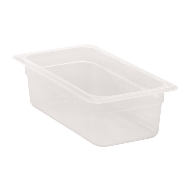 Cambro Polypropylene Gastronorm Tray - Translucent  - 1/3 100mm