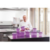 Araven Allergen Polypropylene 1/4 Gastronorm Food Storage Container Purple 4.3L