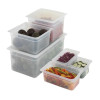 Cambro Polypropylene Gastronorm Tray - Translucent  - 1/6 100mm