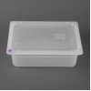 Hygiplas Click PP 1/2 GN Container with Lid & 7 Colour Clips 100mm 5.9 Ltr (4 Pack)