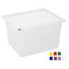 Hygiplas Click PP 1/2 GN Container with Lid & 7 Colour Clips 200mm 11.7Ltr (4 Pack) Hygiplas Click PP 1/2 GN Container with Lid & 7 Colour Clips 200mm 11.7Ltr (4 Pack)