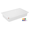 Hygiplas Click PP 1/1 GN Container with Lid & 7 Colour Clips 100mm 13Ltr (2 Pack)
