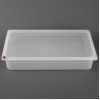 Hygiplas Click PP 1/1 GN Container with Lid & 7 Colour Clips 100mm 13Ltr (2 Pack)