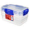 Sistema Klip It Plus Rectangle container - 2.2Ltr (3 Pack)