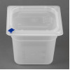 Hygiplas Click PP 1/6 GN Container with Lid & 7 Colour Clips 150mm 2.2Ltr (4 Pack) Hygiplas Click PP 1/6 GN Container with Lid & 7 Colour Clips 150mm 2.2Ltr (4 Pack)