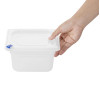 Hygiplas Click PP 1/6 GN Container with Lid & 7 Colour Clips 100mm 1.5Ltr (4 Pack) Hygiplas Click PP 1/6 GN Container with Lid & 7 Colour Clips 100mm 1.5Ltr (4 Pack)