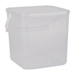 Décor Tellfresh Super Storer Sqr White Storage Container w/ Handle - 8.5Ltr