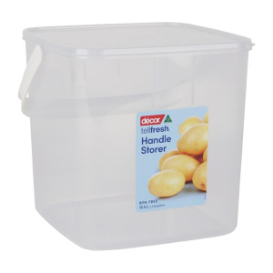 Décor Tellfresh Super Storer Sq White Storage Container - 12.5Ltr