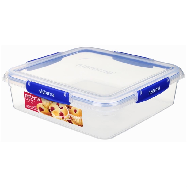 Sistema Klip It Plus Square container - 3.5Ltr Sistema Klip It Plus Square container - 3.5Ltr