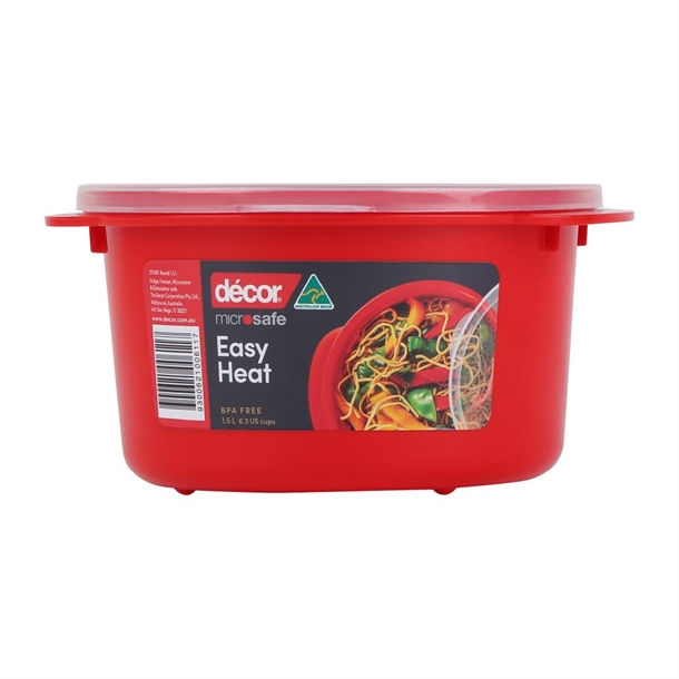 Décor Microsafe Round Food Container 1.5L Décor Microsafe Round Food Container 1.5L