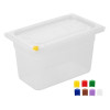 Hygiplas Click PP 1/4 GN Container with Lid & 7 Colour Clips 150mm 3.7Ltr (4 Pack) Hygiplas Click PP 1/4 GN Container with Lid & 7 Colour Clips 150mm 3.7Ltr (4 Pack)