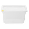 Hygiplas Click PP 1/4 GN Container with Lid & 7 Colour Clips 150mm 3.7Ltr (4 Pack) Hygiplas Click PP 1/4 GN Container with Lid & 7 Colour Clips 150mm 3.7Ltr (4 Pack)