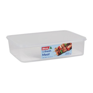 Décor Tellfresh Meat Storer White Storage Container - 4Ltr