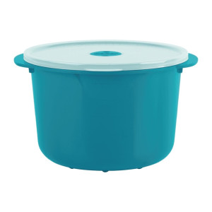 Décor Microsafe Rice & Veg Steamer Teal Food Container - 2.75Ltr