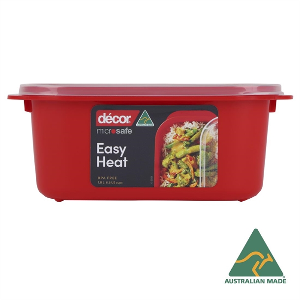 Décor Microsafe Oblong Food Container - 1.6L