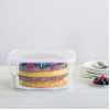 Décor Tellfresh Square with Cake Lifter White 6Ltr