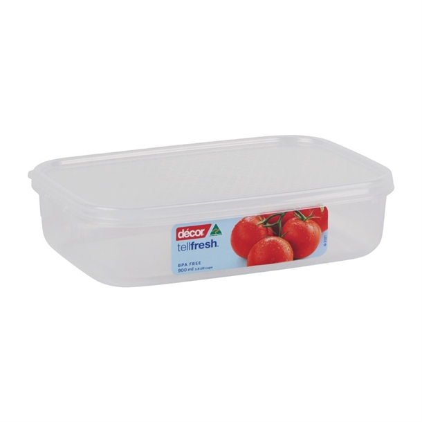 Décor Tellfresh Oblong Storage Container - 900ml Décor Tellfresh Oblong Storage Container - 900ml