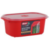 Décor Microsafe Oblong W Rack White Food Container - 1.6L Décor Microsafe Oblong W Rack White Food Container - 1.6L