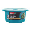 Décor Microsafe Round W Rack Teal 1.5Ltr Décor Microsafe Round W Rack Teal 1.5Ltr