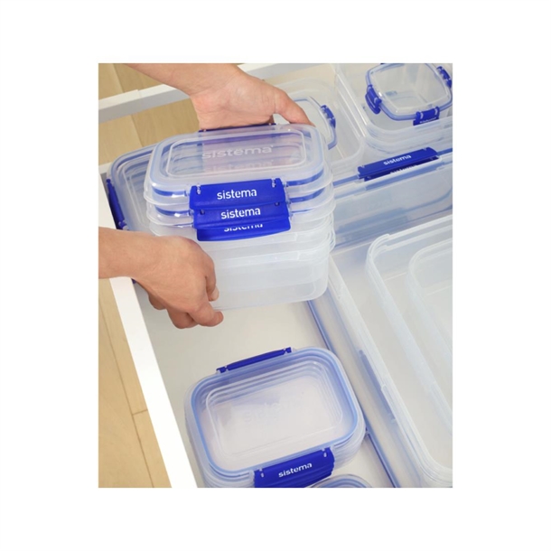 Sistema Klip It Plus Rectangle container - 1Ltr Sistema Klip It Plus Rectangle container - 1Ltr