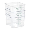 Cambro Fresh Pro Square Container Polycarbonate - Clear - 3.8Ltr Cambro Fresh Pro Square Container Polycarbonate - Clear - 3.8Ltr