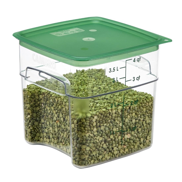 Cambro Fresh Pro Square Container Polycarbonate - Clear - 3.8Ltr Cambro Fresh Pro Square Container Polycarbonate - Clear - 3.8Ltr