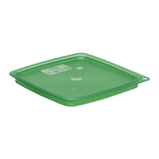Cambro Lid to fit Fresh Pro Square Containers - Green - 1.9Ltr & 3.8Ltr Cambro Lid to fit Fresh Pro Square Containers - Green - 1.9Ltr & 3.8Ltr