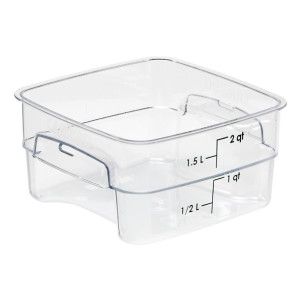 Cambro Fresh Pro Square Container Polycarbonate - Clear - 1.9Ltr