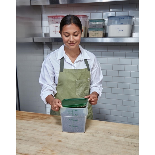 Cambro Lid to fit Fresh Pro Square Containers - Green - 1.9Ltr & 3.8Ltr Cambro Lid to fit Fresh Pro Square Containers - Green - 1.9Ltr & 3.8Ltr