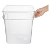 Hygiplas Polycarbonate Square Storage Container 15Ltr Hygiplas Polycarbonate Square Storage Container 15Ltr